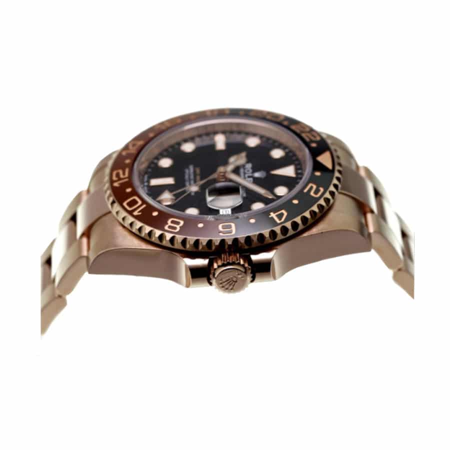 Rolex GMT-Master II 126715CHNR-0001 Rose Gold Automatic Black Dial Oyster Replica