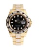 Rolex GMT-Master l 116748SANR Yellow Gold Automatic Black Dial lced out Replica