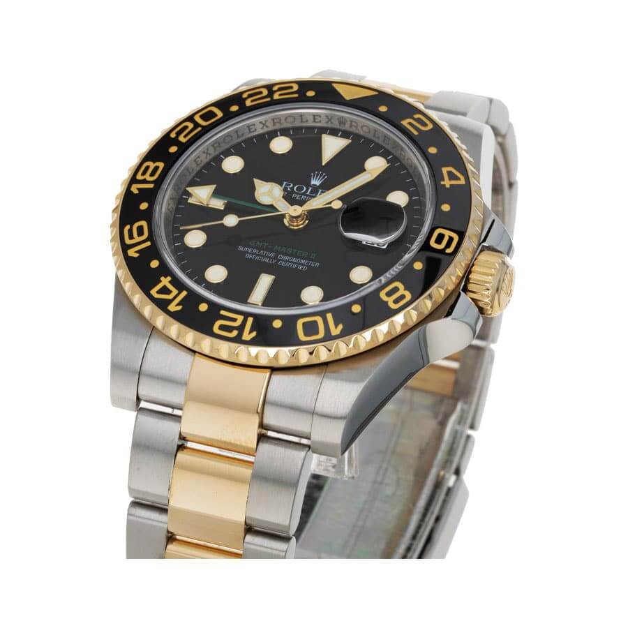 Rolex GMT-Master ll 116713 Two Tone Black Dial Oyster Replica