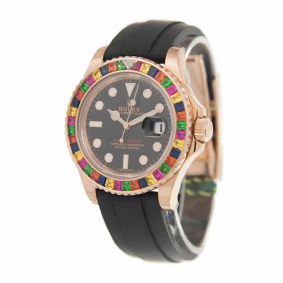 Rolex Perpetual Yacht-Master Gem-Set Bezel 116695 SATS Replica