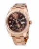 Rolex Sky-Dweller Chocolate Dial Rose Gold 326935-0003 Oyster Replica