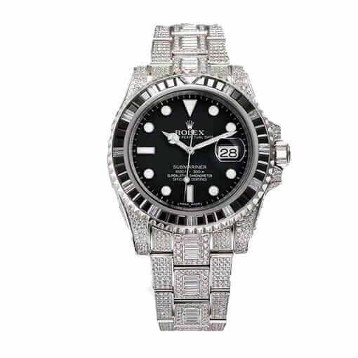 Rolex Submariner 116610LN-97200 Iced Out Watch Replica