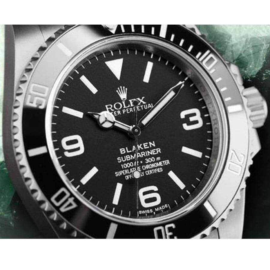 Rolex Submariner 6190 Blaken Black Dial Replica