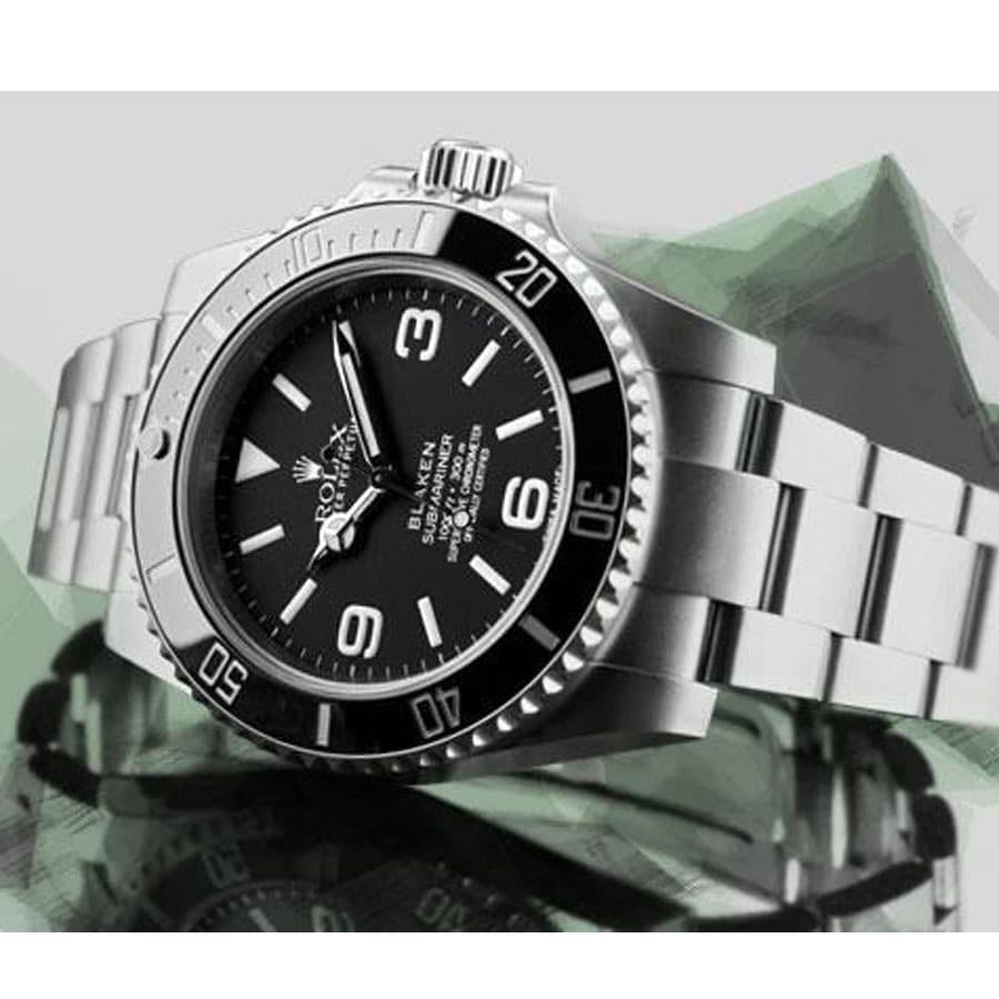 Rolex Submariner 6190 Blaken Black Dial Replica