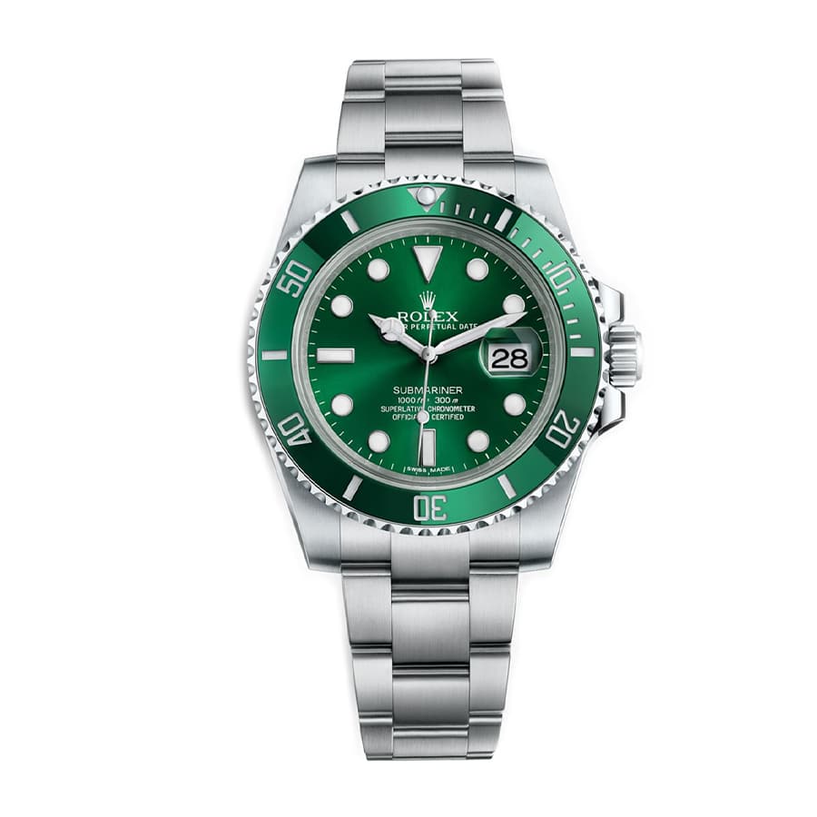 Rolex Submariner Hulk 116610LV Green Dial Replica