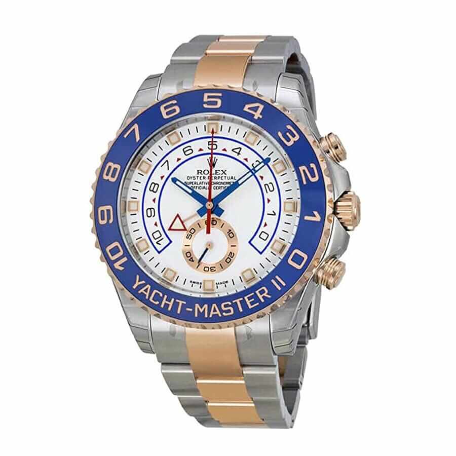 Rolex Yacht-Master 116681 ll Silver Rose Gold Two Tone Oyster Replica