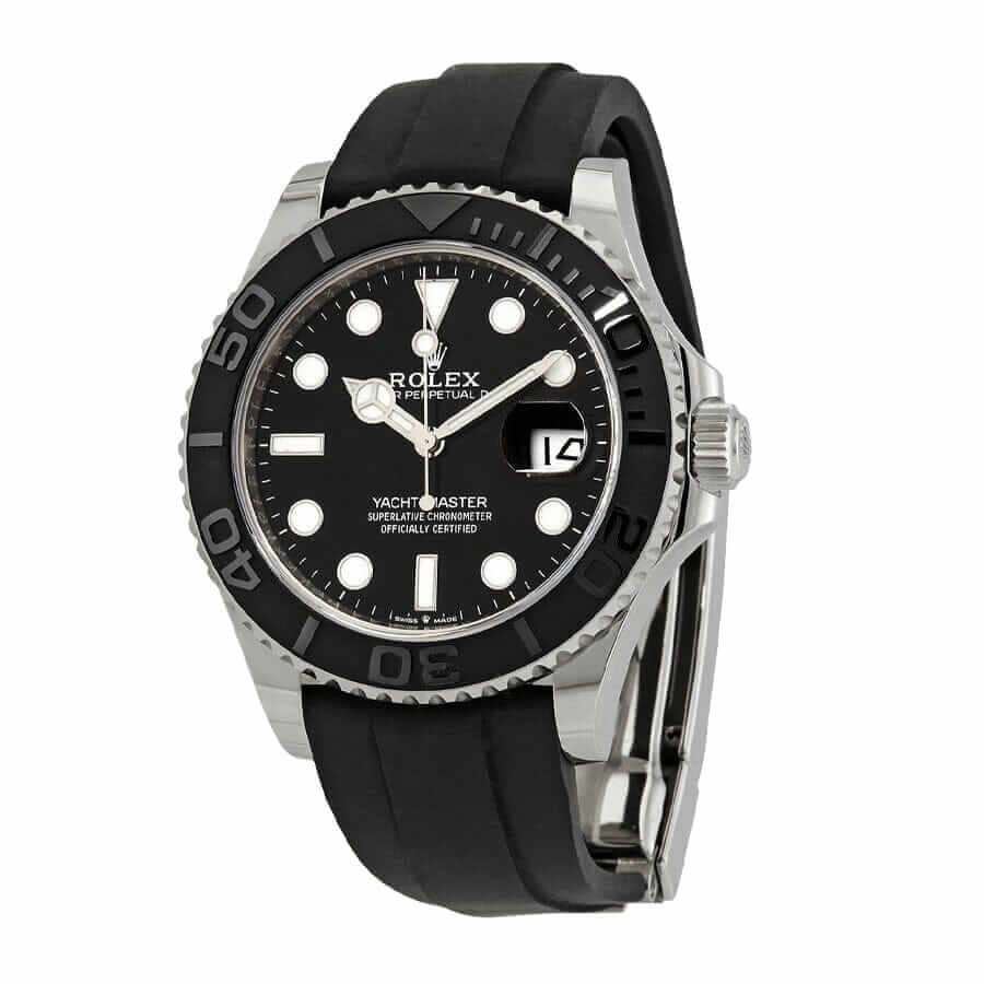 Rolex Yacht-Master 226659 White Gold Automatic Rubber Black Dial Replica