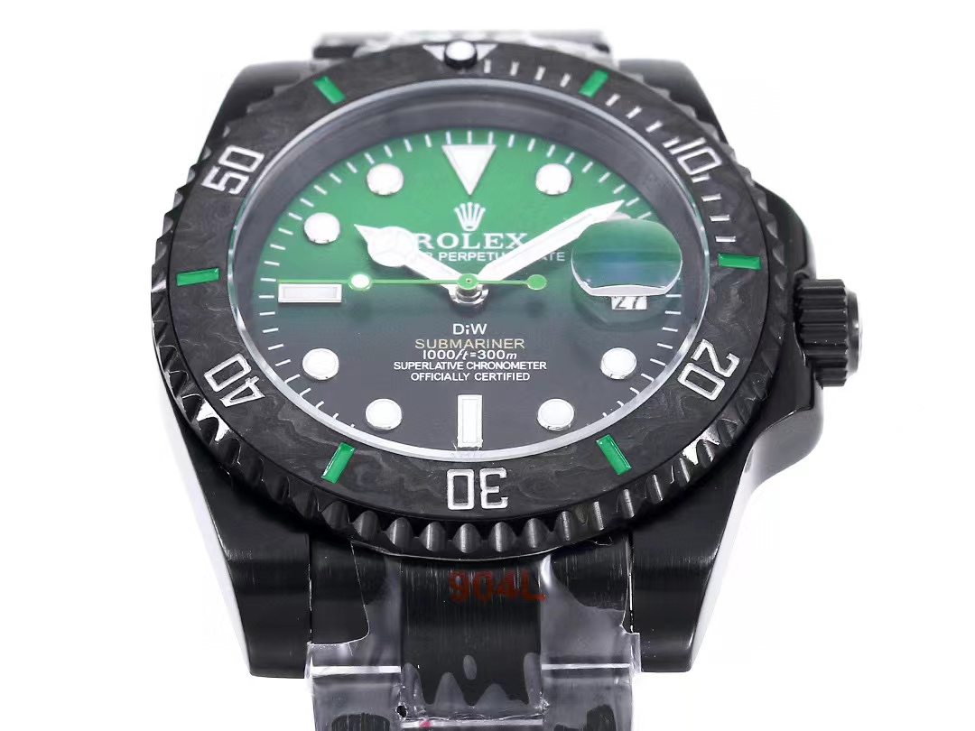 Rolex Submariner Automatic Carbon Green&Black Two-tone